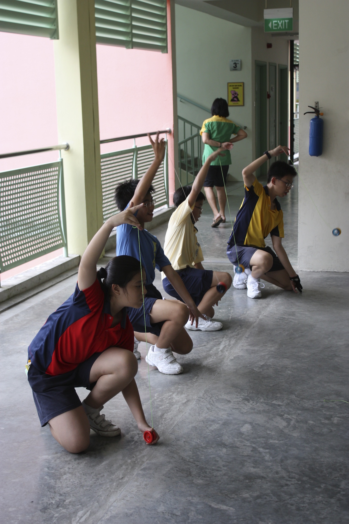 Kids enjoying yoyo enrichment class