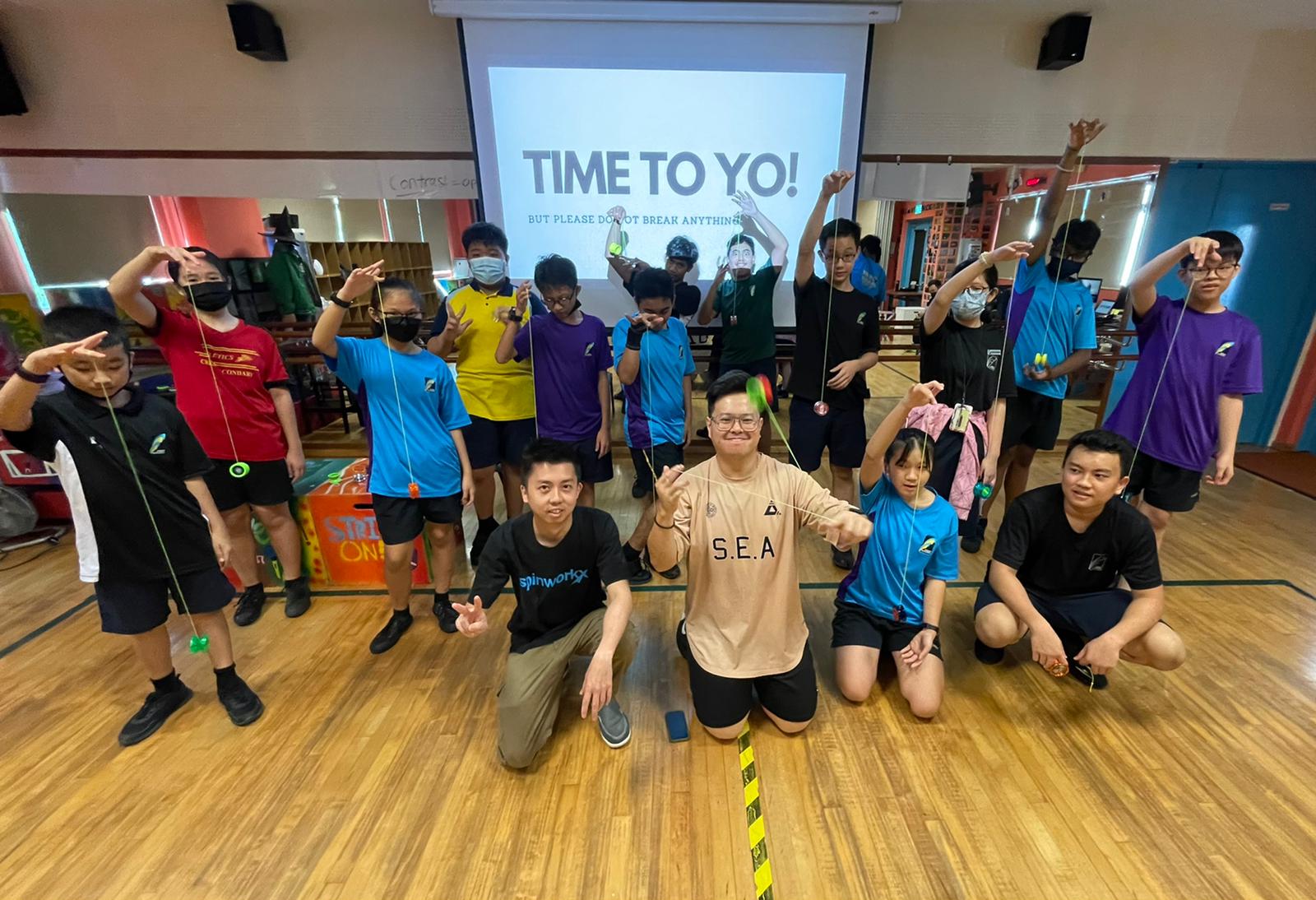 Group yoyo learning session