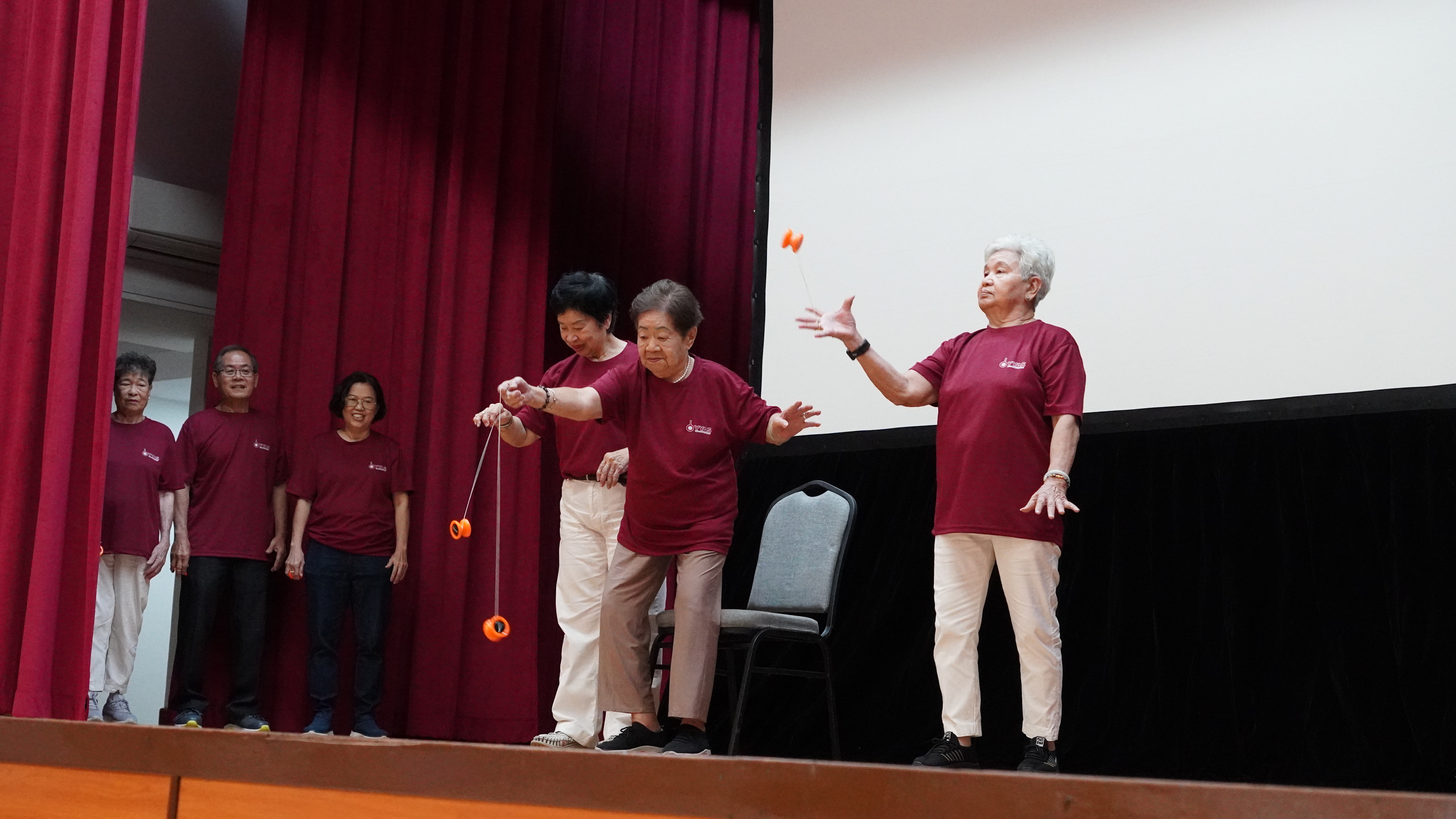 Senior yoyo class in Singapore