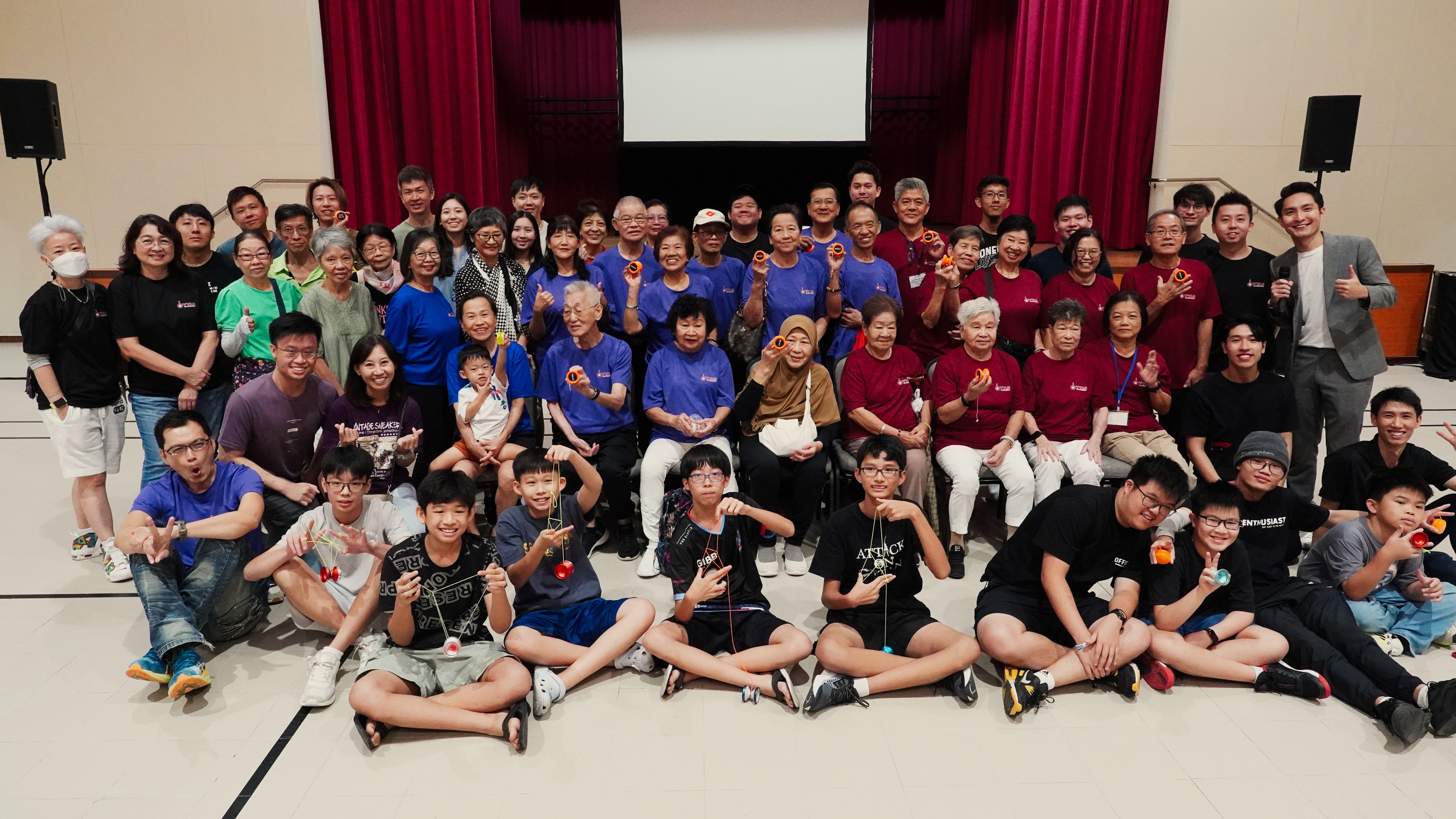 Active ageing yoyo class group photo