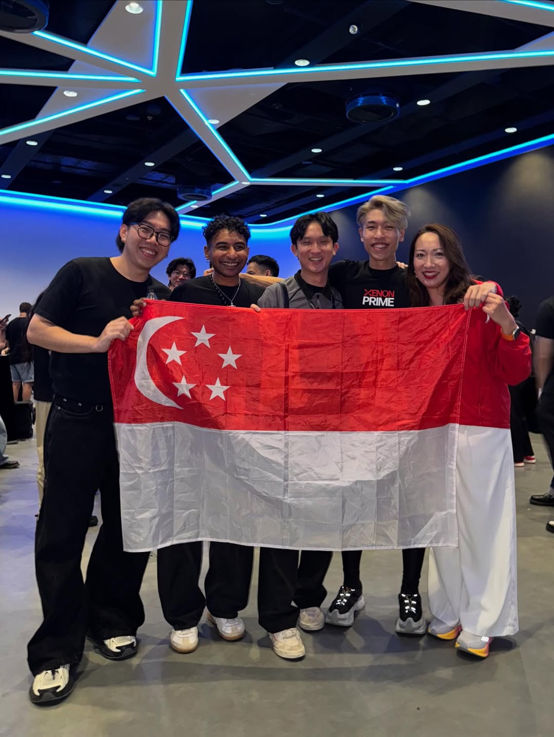 YYAS team at competition