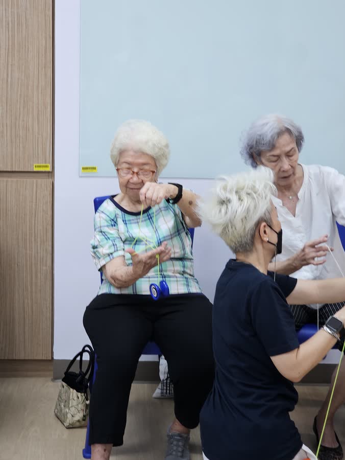 Active ageing centre yoyo session